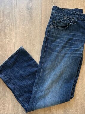 Y2K Rock & Republic Boot-Cut Jeans in Dark Blue Wash Size 36 Waist Men’s
